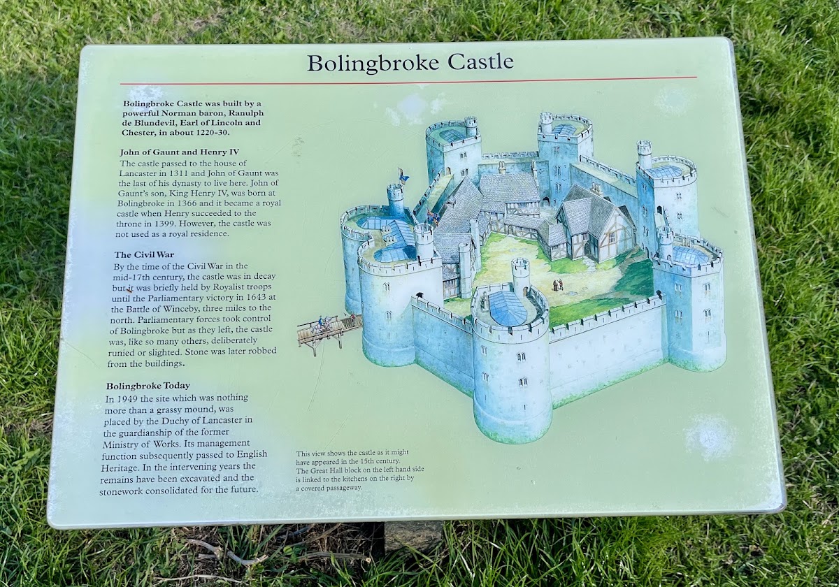 Bolingbroke Castle, further view
