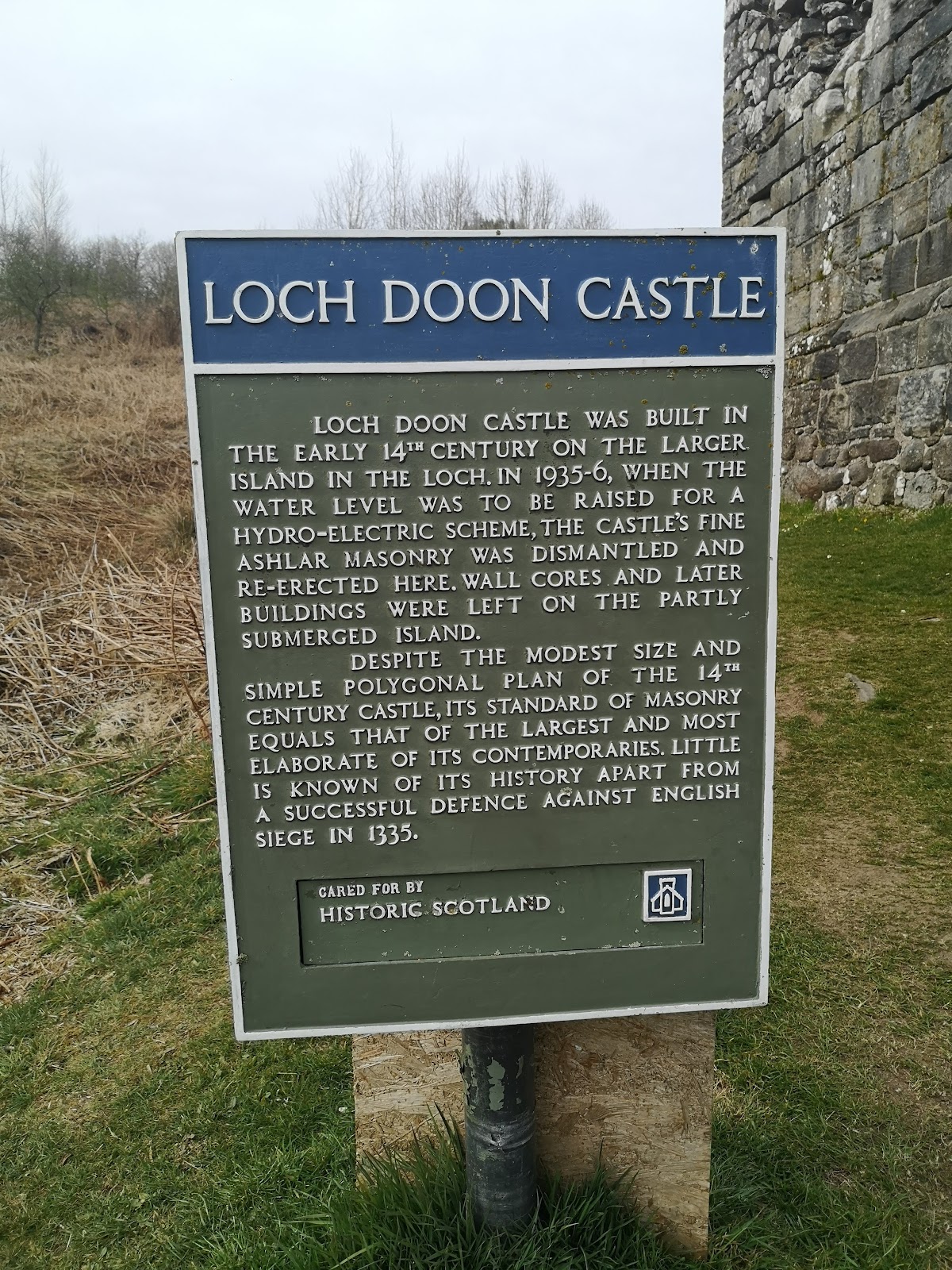 Loch Doon Castle, further view
