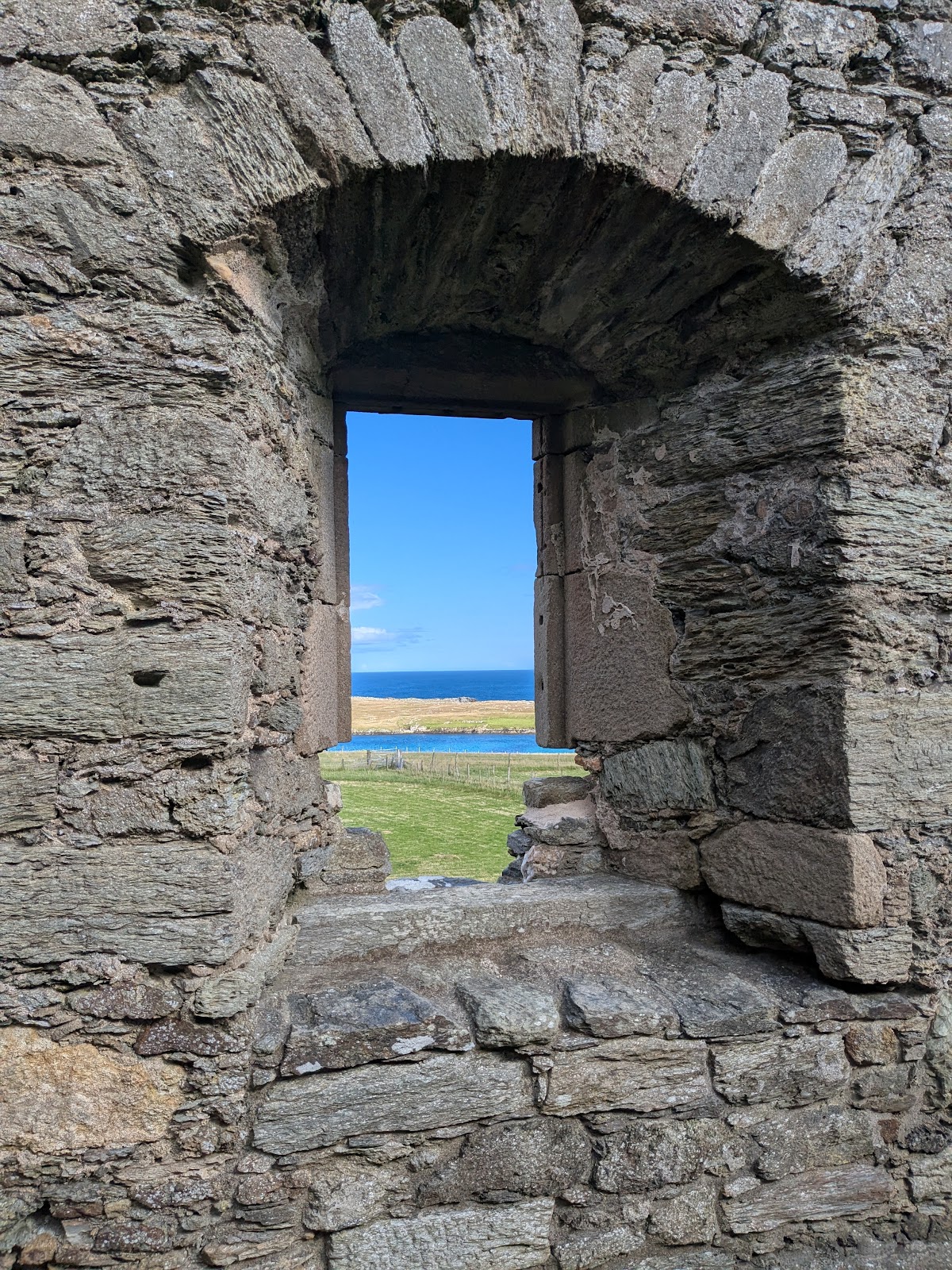 Muness Castle, further view