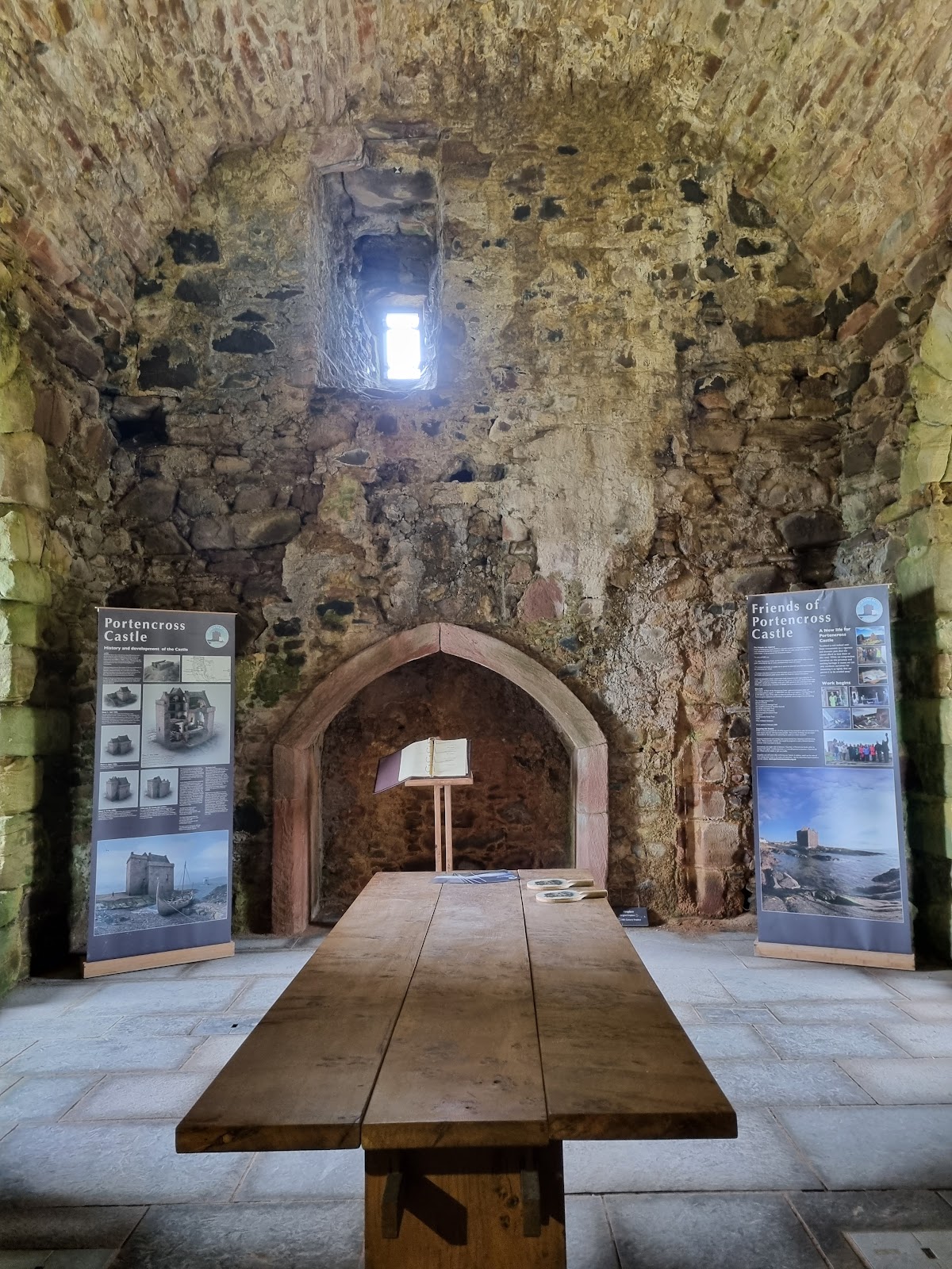 Portencross Castle, further view