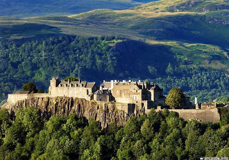 Stirling Castle, on its volcanic crag above the River Forth - the historic gateway between Highland and Lowland Scotland.